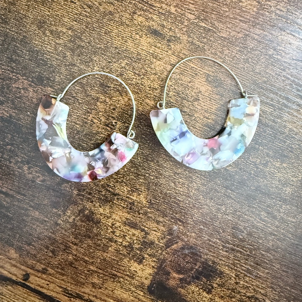 Multicolor Hoop Earrings